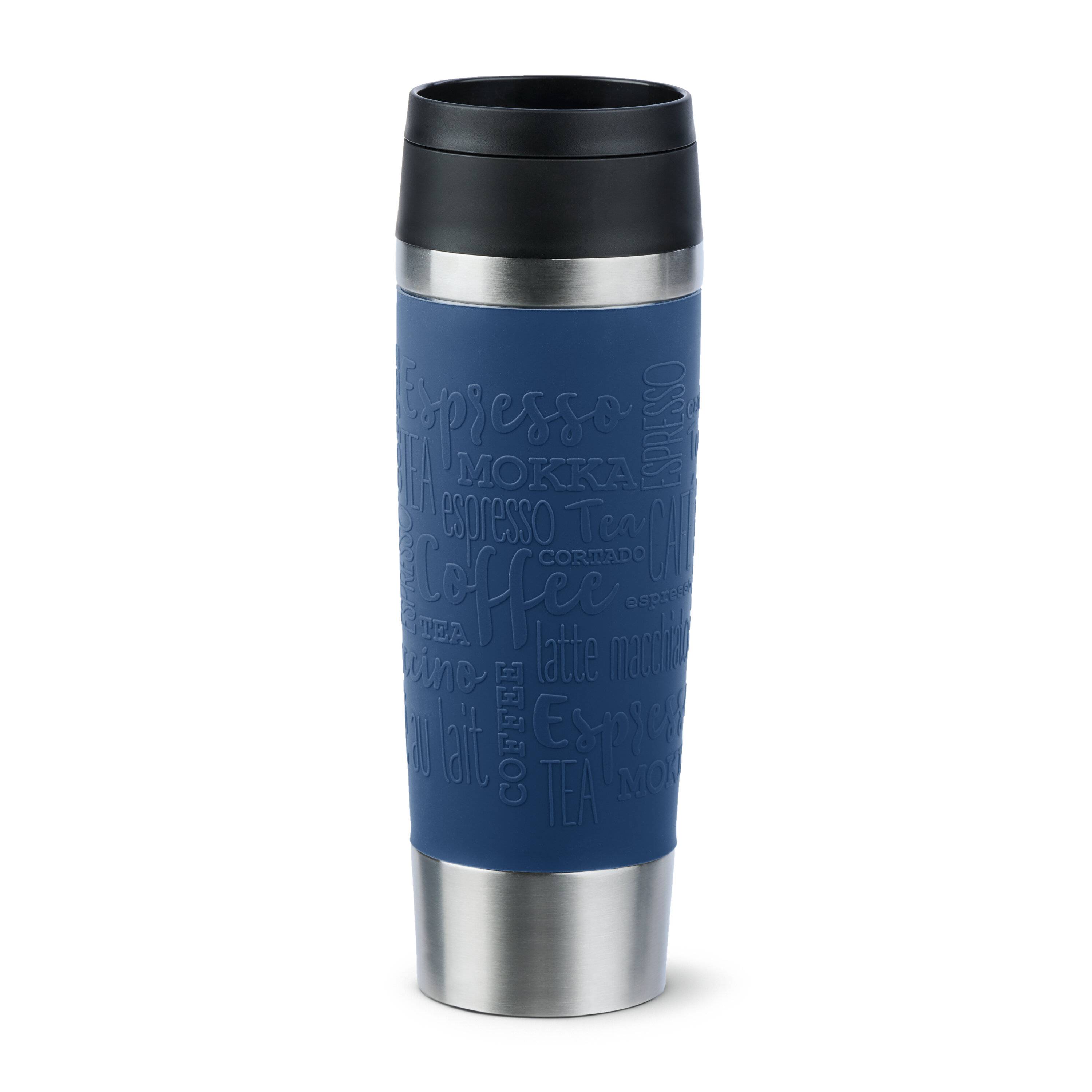 Emsa N20221 Travel Mug Classic Isolierbecher 0,5 Liter , neuer Komfort-Schraubverschluss