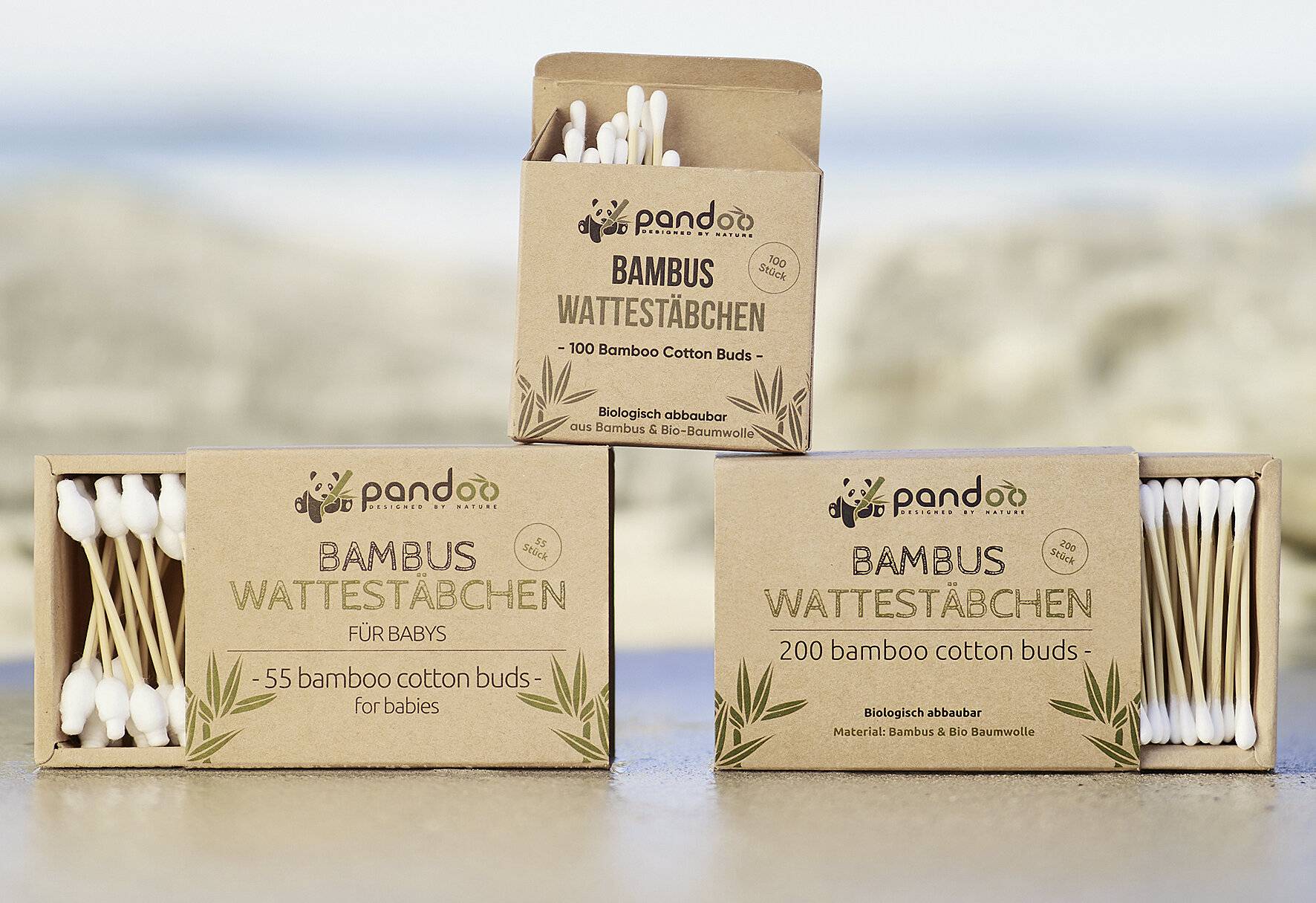 pandoo Wattestäbchen ( POBBS01 ) pandoo Wattestäbchen - 4280001327528