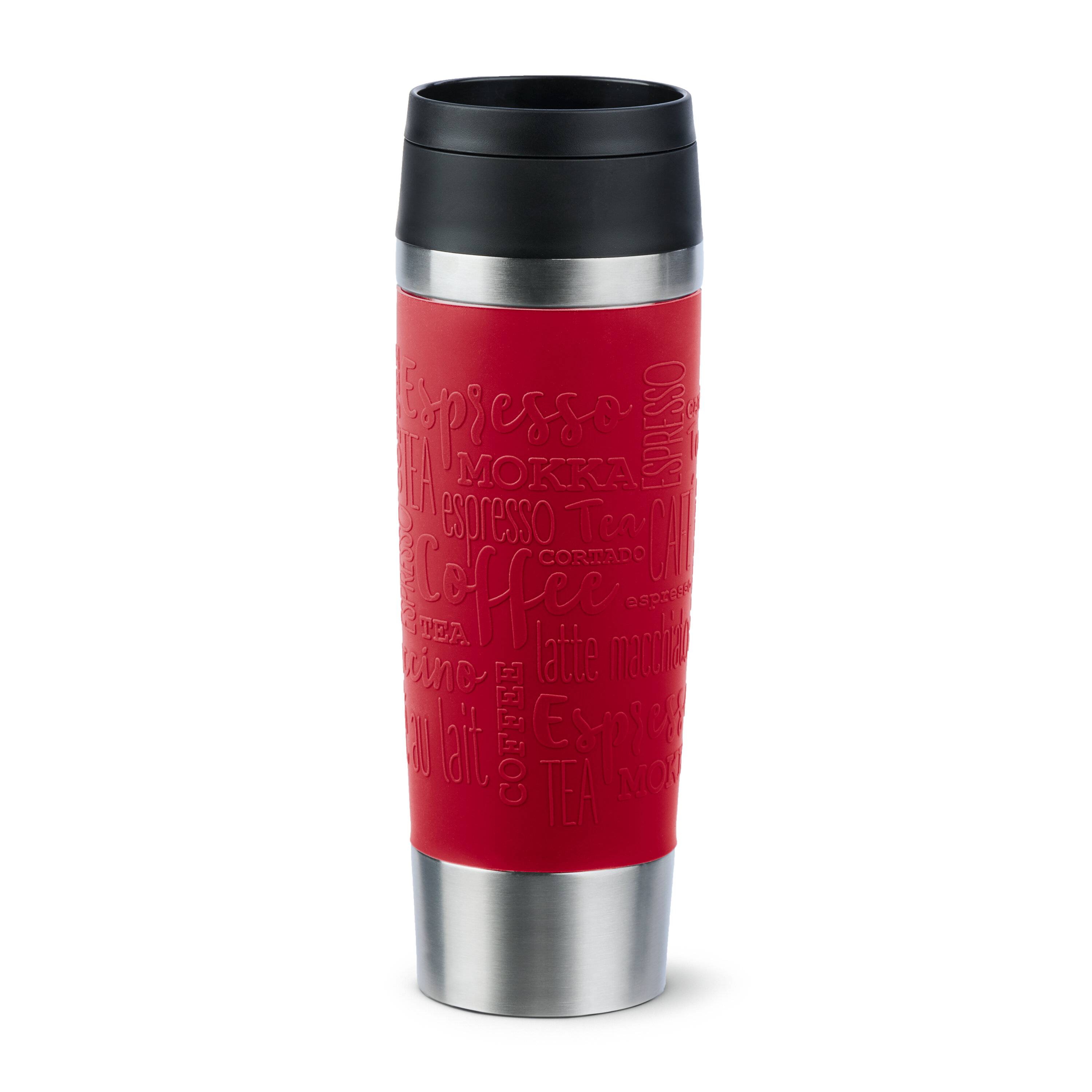 Emsa N20222 Travel Mug Classic Isolierbecher 0,5 Liter , neuer Komfort-Schraubverschluss