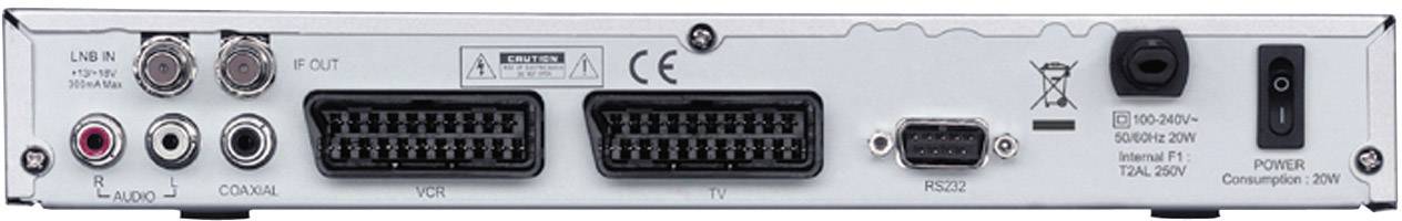 Schwaiger DSR 6020 SAT-Receiver Einkabeltauglich Anzahl Tuner: 1