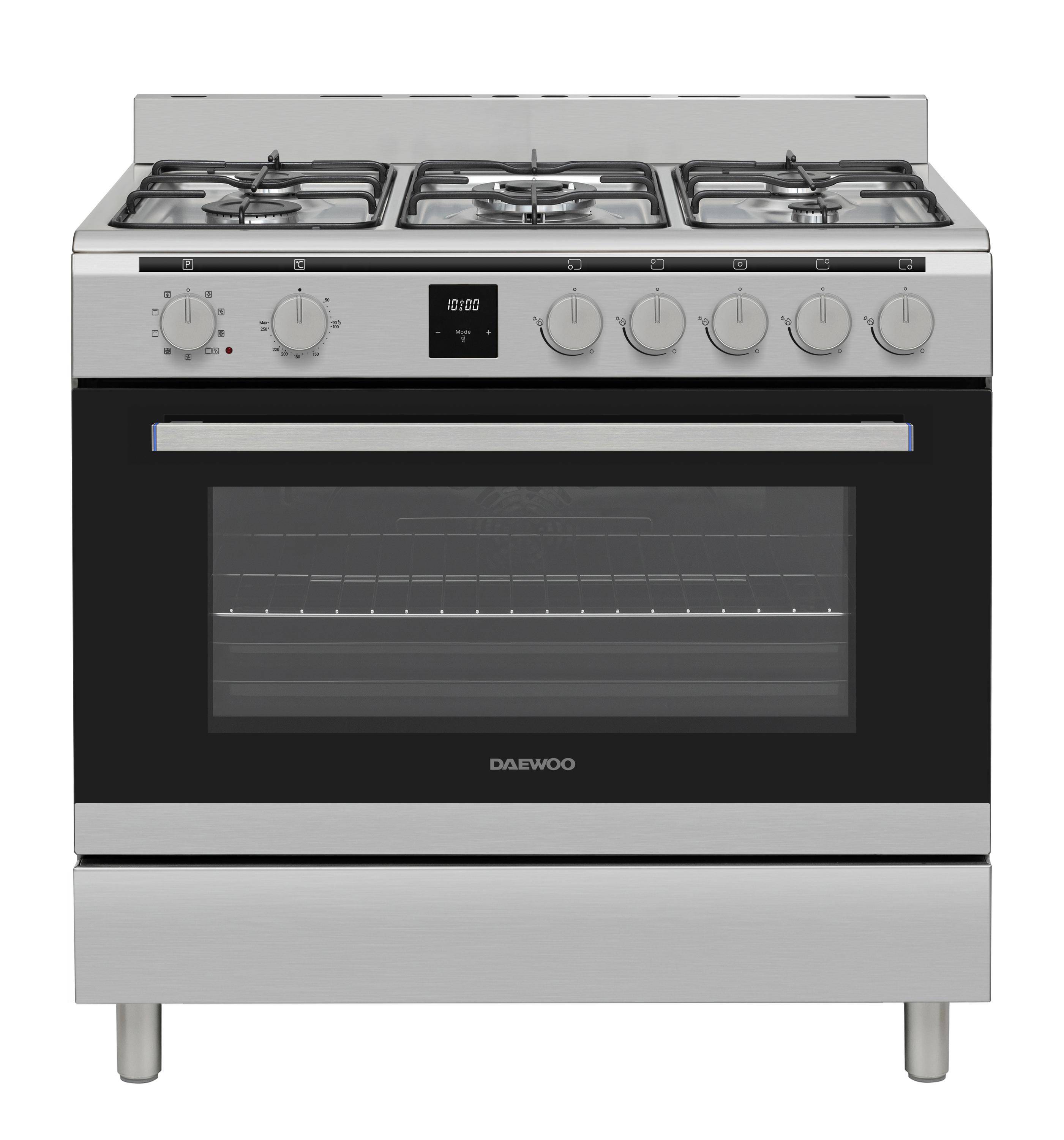 Vestel DE Gasherd 90cm,5Flammen F96CGDTH19INM Energieeffizienzklasse=A Ober-/Unterhitze=ja 230 V