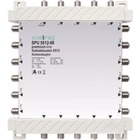 Axing SPU 5512-09 SAT Multischalter Kaskade Eingänge (Multischalter): 5 (4 SAT/1 terrestrisch) Teil Axing SPU 5512-09 SAT Multischalter Kaskade Eingänge (Multischalter): 5 (4 SAT/1 terrestrisch) Teil