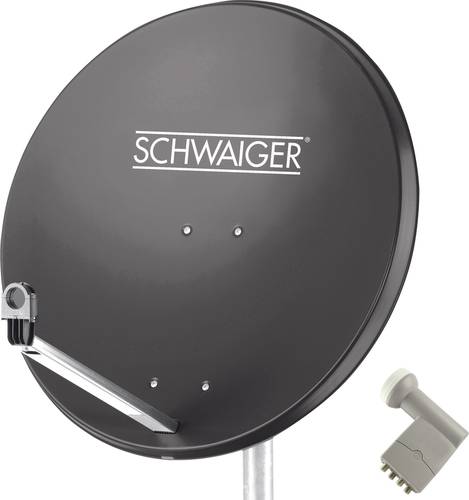 Schwaiger SPI9961SET9 SAT Anlage ohne Receiver Teilnehmer Anzahl 4 80cm  - Onlineshop Voelkner