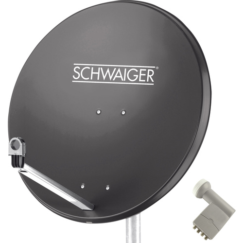 Schwaiger SPI9961SET9 SAT-Anlage ohne Receiver Teilnehmer-Anzahl: 4 80cm