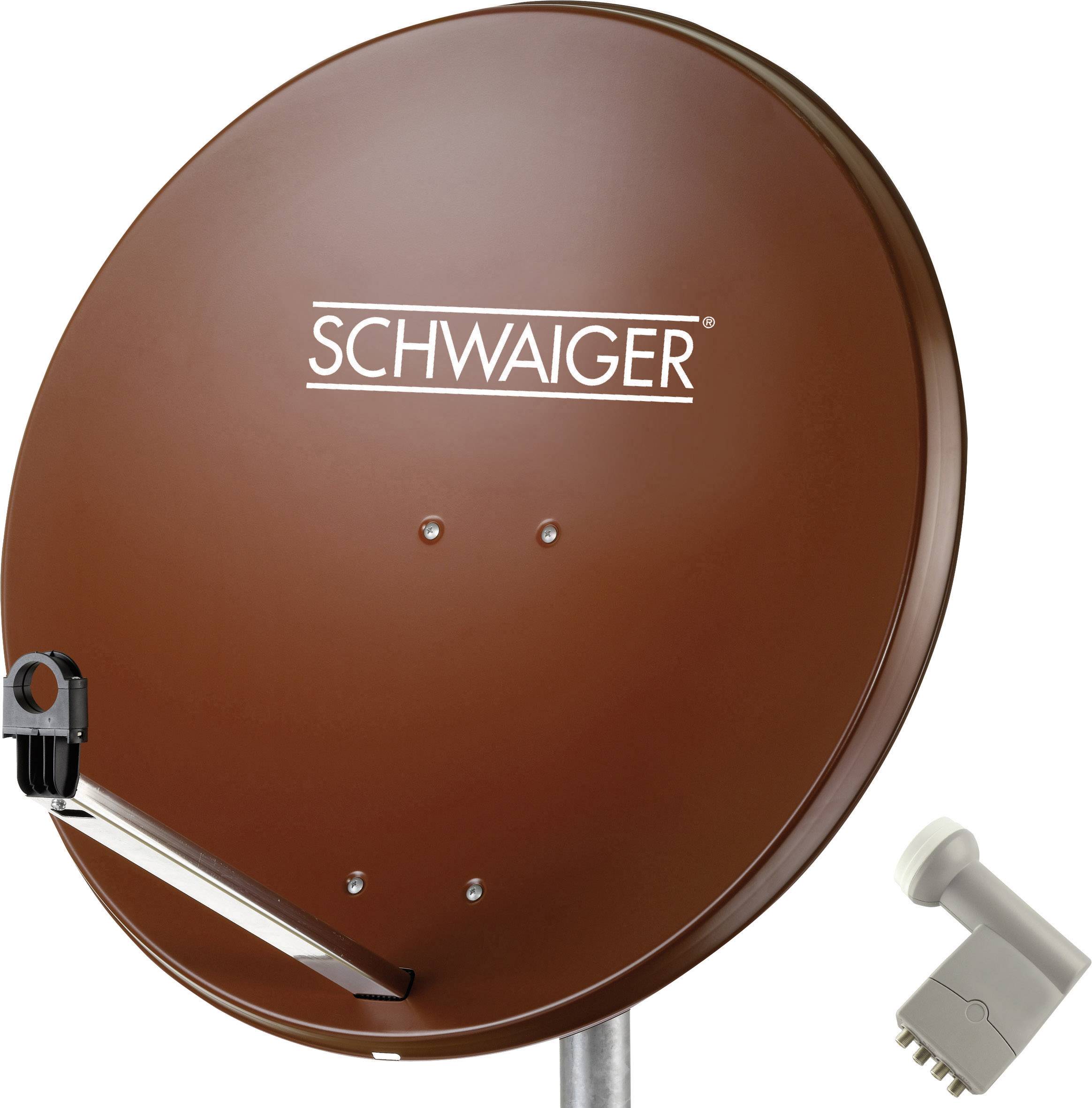 Schwaiger SPI9962SET9 SAT-Anlage ohne Receiver Teilnehmer-Anzahl: 4 80cm