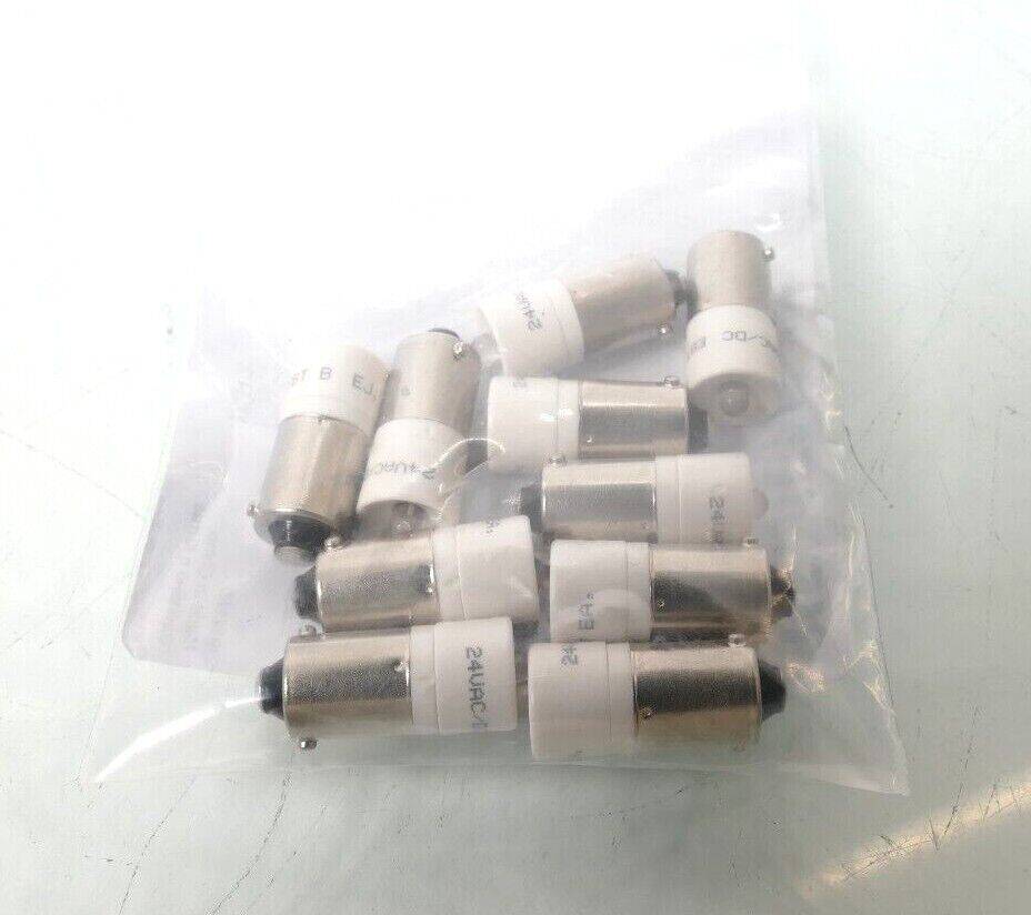 Siemens Kleinlampe 2W BA9s 24V LED ws 3SB3901-1QA Röhre Ø10x26mm