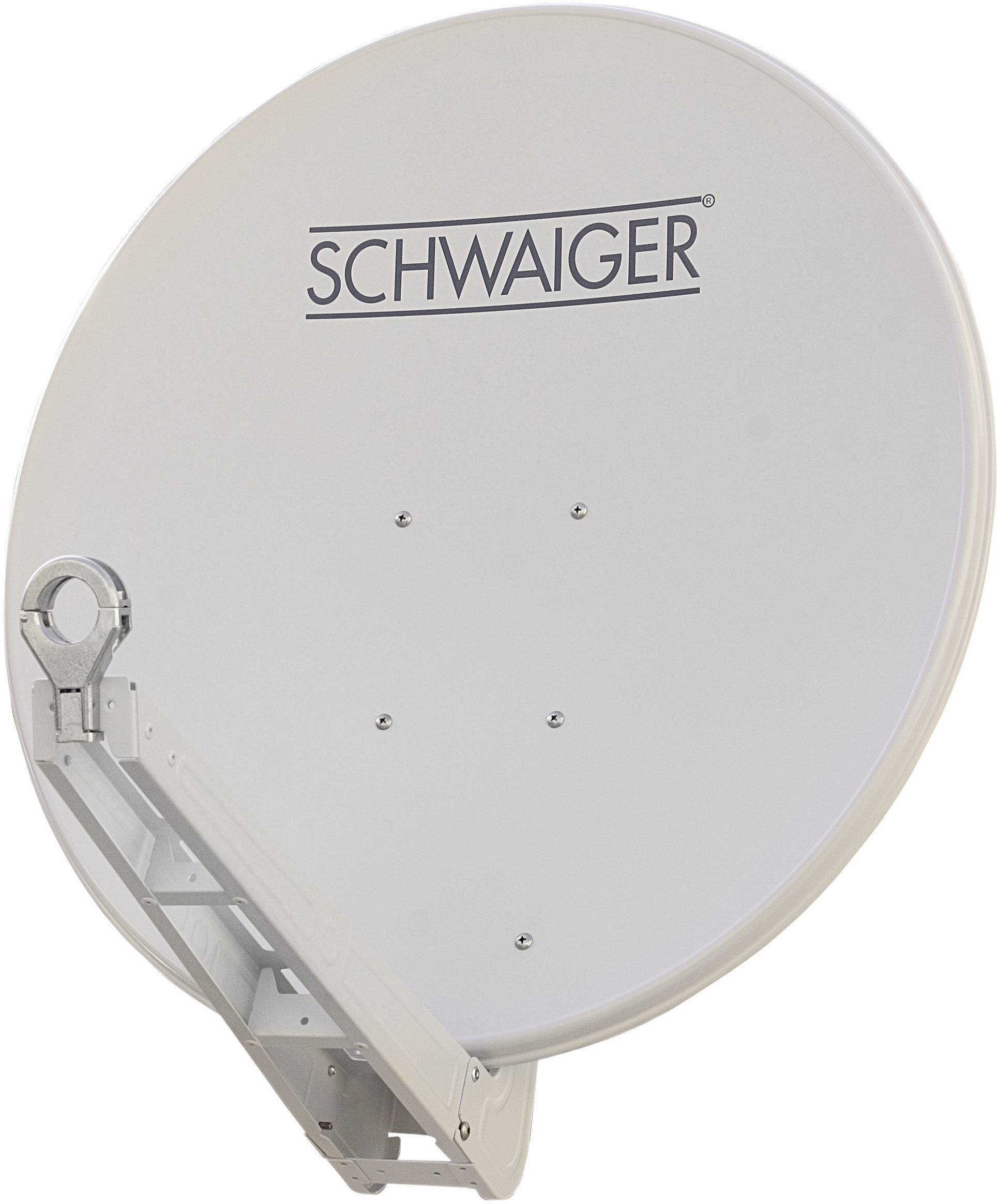 Schwaiger SPI085 SAT Antenne 85cm Reflektormaterial: Aluminium Hellgrau