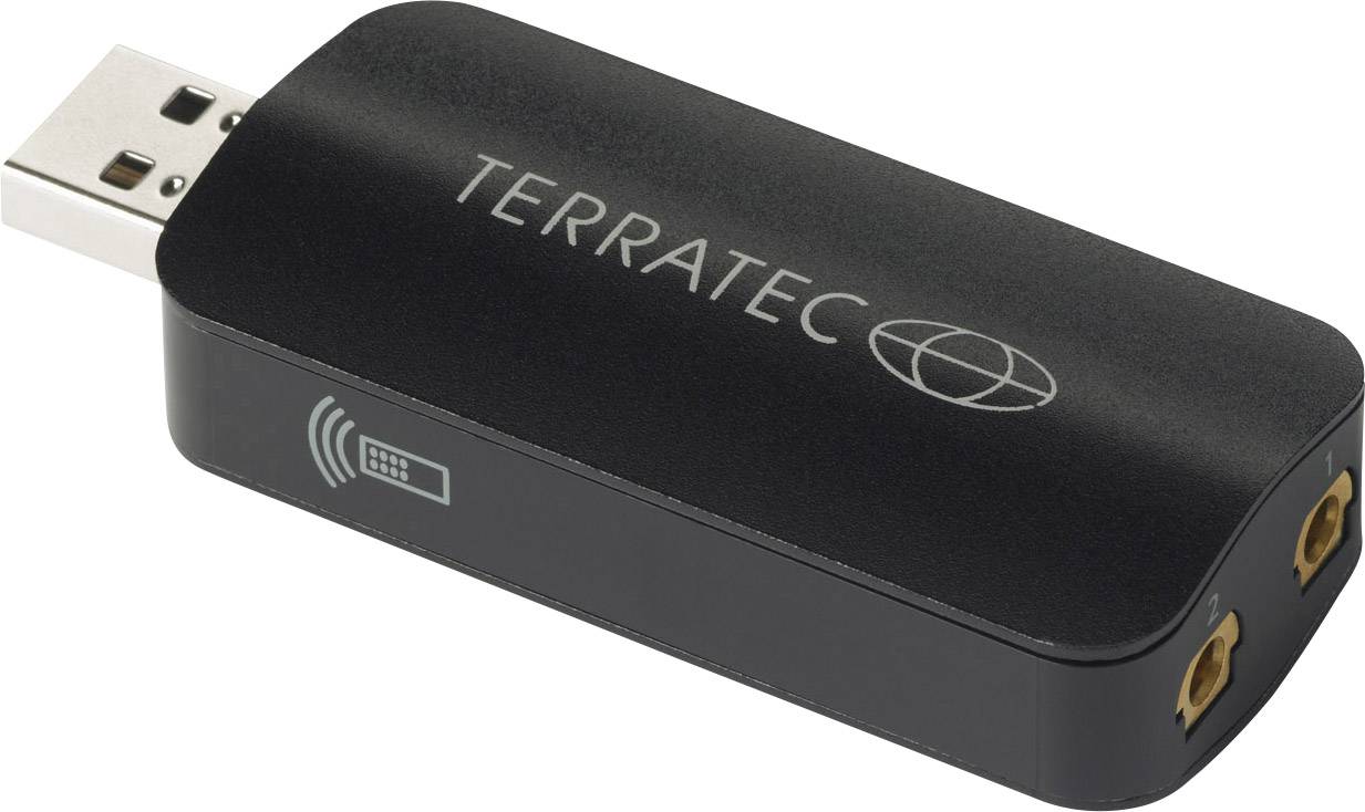 Terratec T5 Dual DVB-T TV-Stick mit DVB-T Antenne, mit Fernbedienung, Aufnahmefunktion Anzahl Tuner: 2