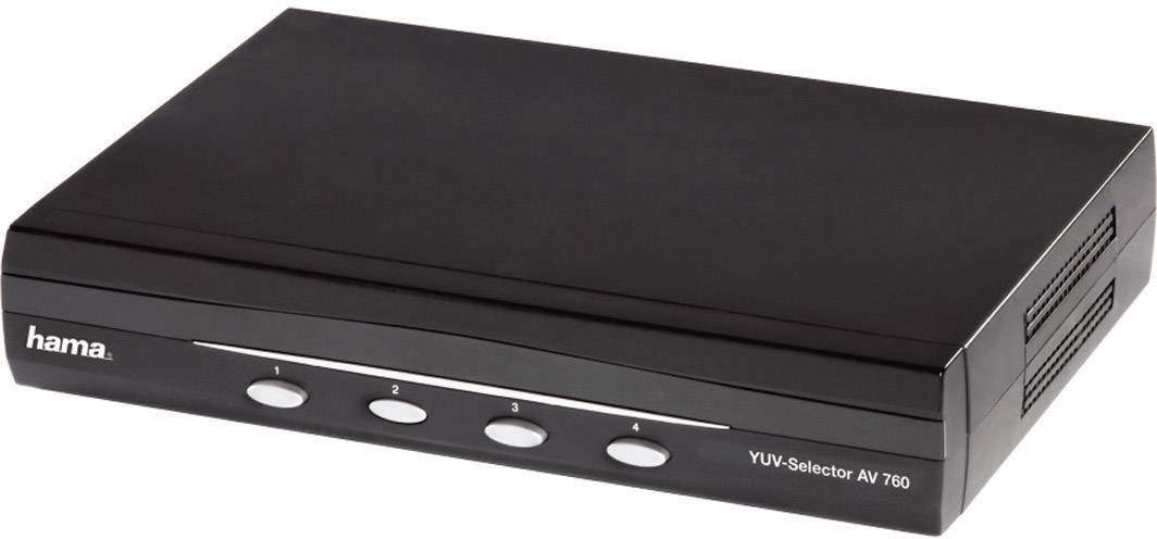 Hama YUV-Selector AV-760 4 Port Component-Switch