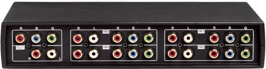 Hama YUV-Selector AV-760 4 Port Component-Switch