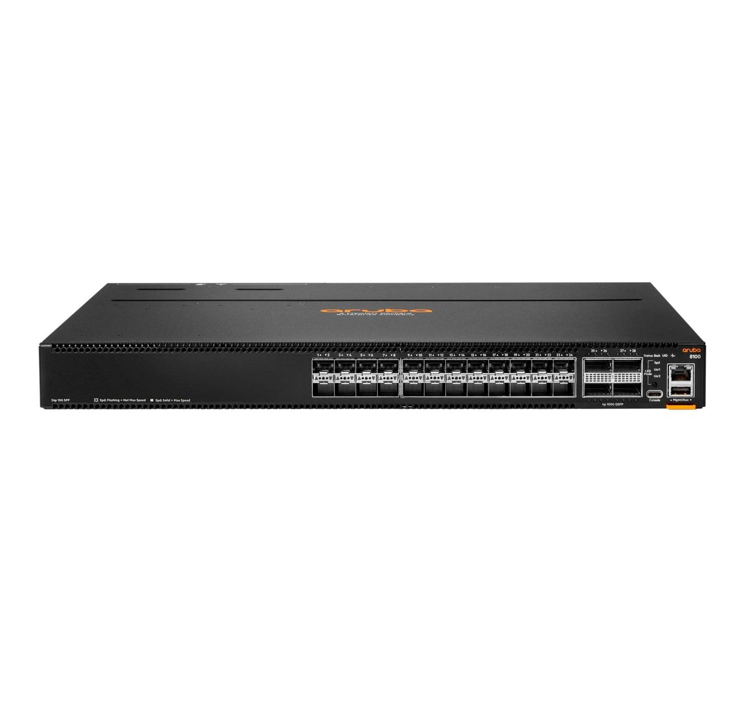 R9W87A - HPE Aruba CX 8100 24x10G SFP+ 4x40/100G QSFP28 Switch