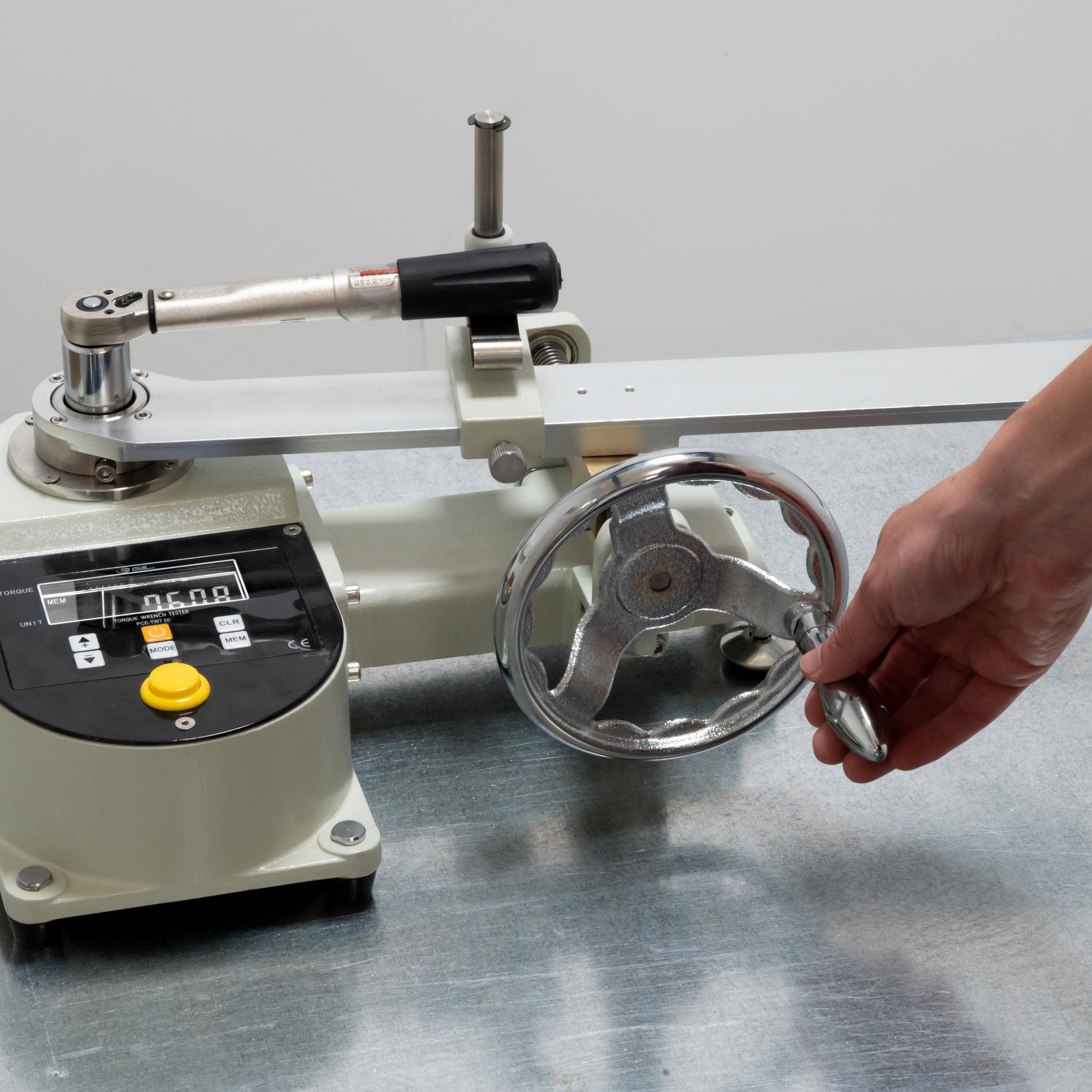 PCE Instruments Drehmomentschlüssel-Tester PCE-TWT 50 |0 … 50 Nm |Auflösung 0,001 Nm |Kontinuierliche Messung |Peak-Wert