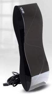 One For All SV 9323 Aktive DVB-T/T2 Flachantenne Innenbereich Verstärkung: 38 dB Schwarz