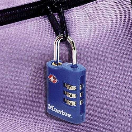 4686EURT 2-er Pack TSA Zahlenschloss, Zufällige Farbe, 6,3 x 3 x 1,4 cm