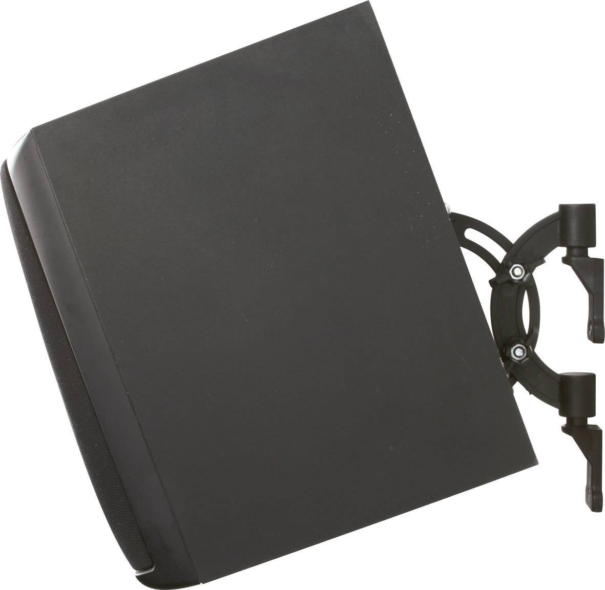 B-Tech BT1 Lautsprecher-Wandhalterung Neigbar, Schwenkbar Wandabstand (max.): 5.5cm Schwarz 1 Paar
