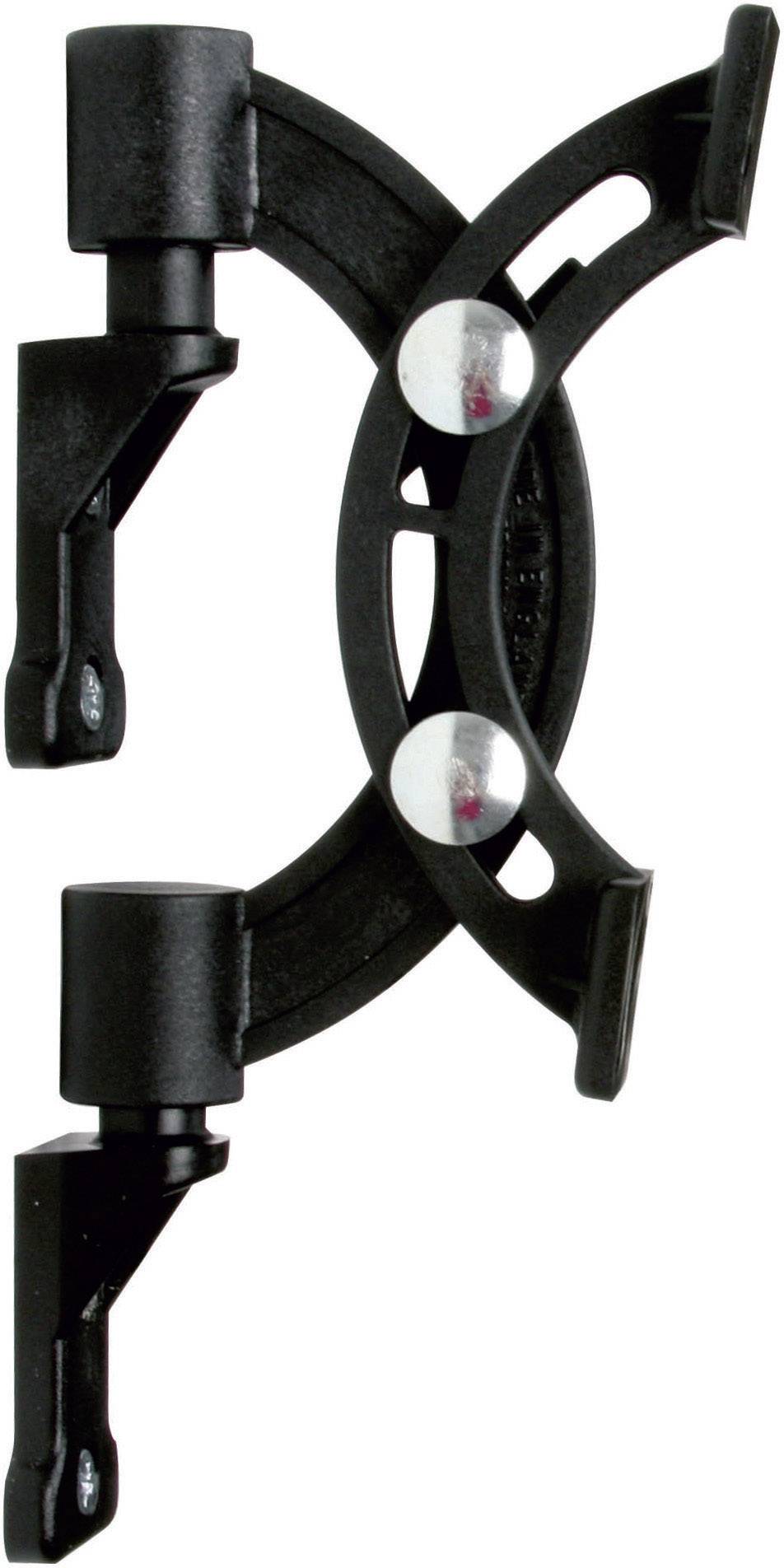 B-Tech BT1 Lautsprecher-Wandhalterung Neigbar, Schwenkbar Wandabstand (max.): 5.5 cm Schwarz 1 Paar