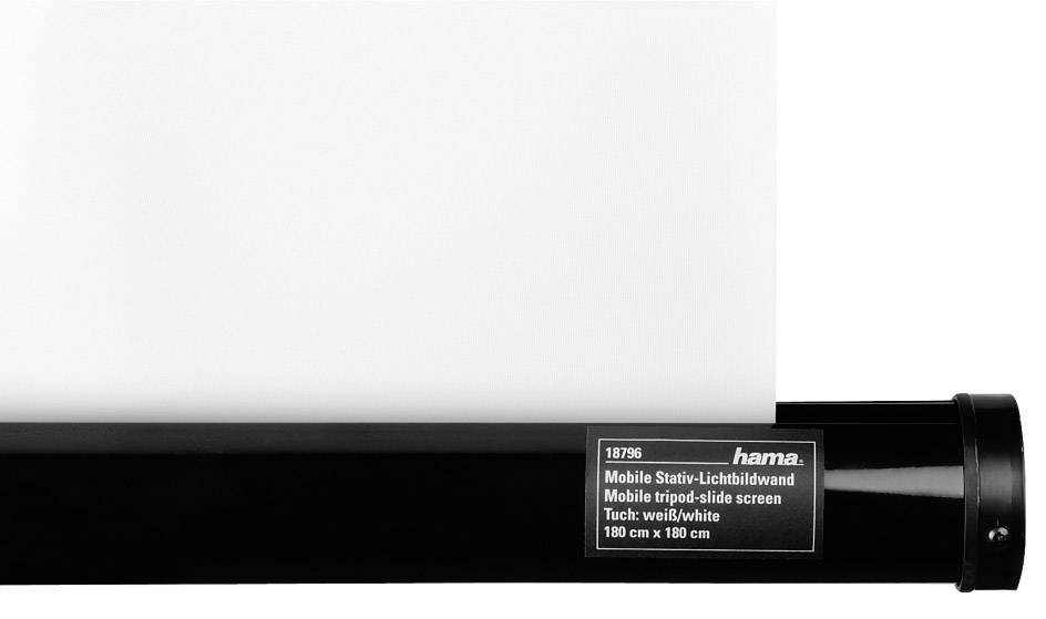 Hama 18790 18790 Stativleinwand 125 x 125cm Bildformat: 1:1