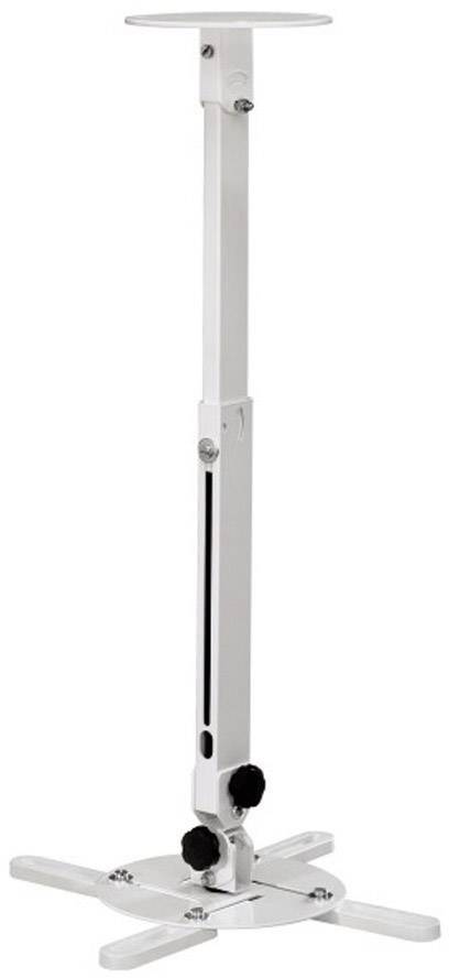 Hama 84422 Beamer-Deckenhalterung Neigbar, Drehbar Boden-/Deckenabstand (max.): 63.5cm Wandabstand (max.): 63.5cm Weiß
