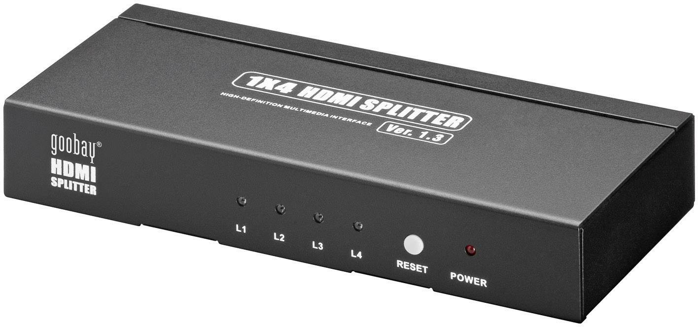GOOBAY HDMI® SPLITTER 1IN/4OUT 3D