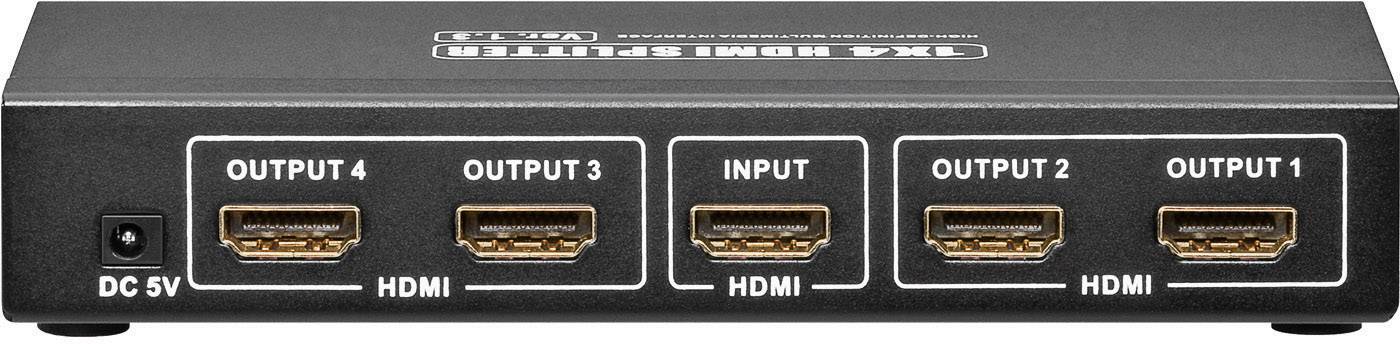 GOOBAY HDMI® SPLITTER 1IN/4OUT 3D