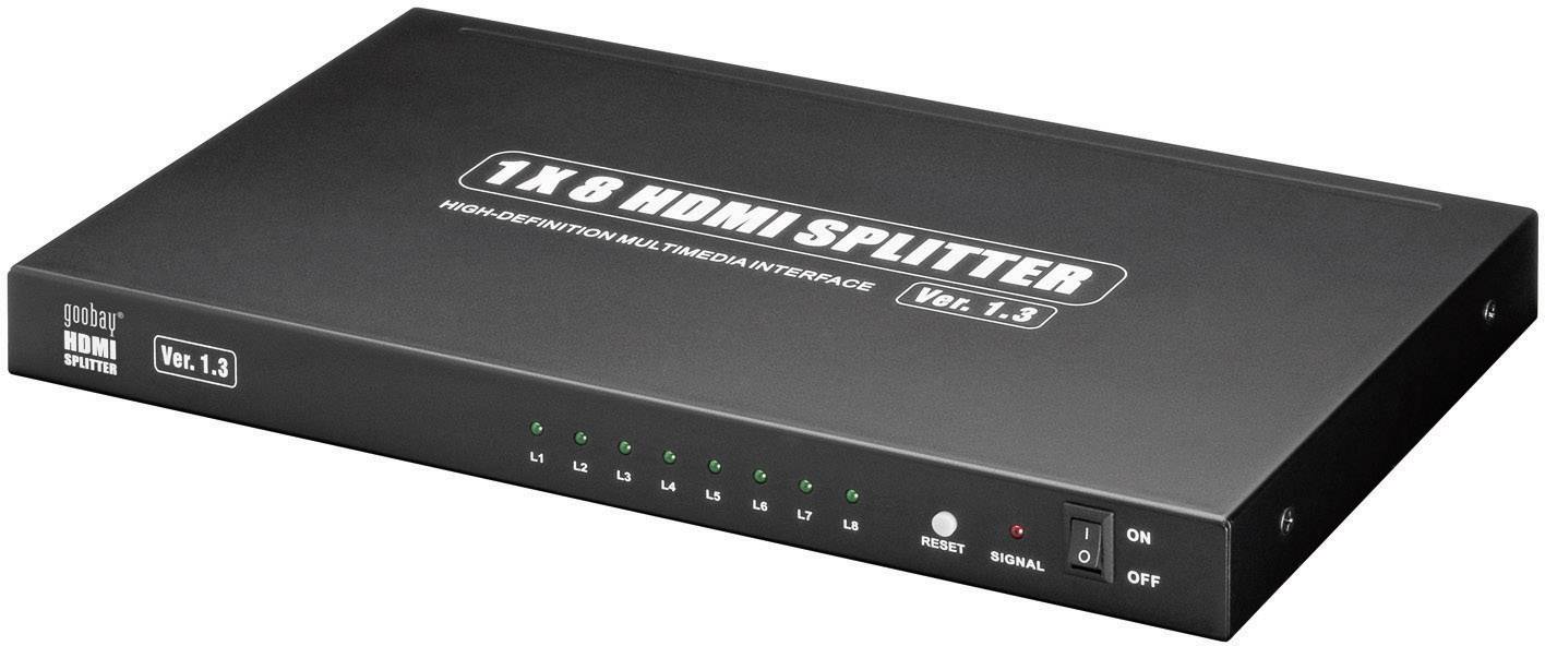 GOOBAY HDMI® SPLITTER 1IN/8OUT 3D