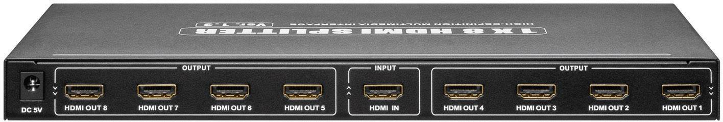 GOOBAY HDMI® SPLITTER 1IN/8OUT 3D