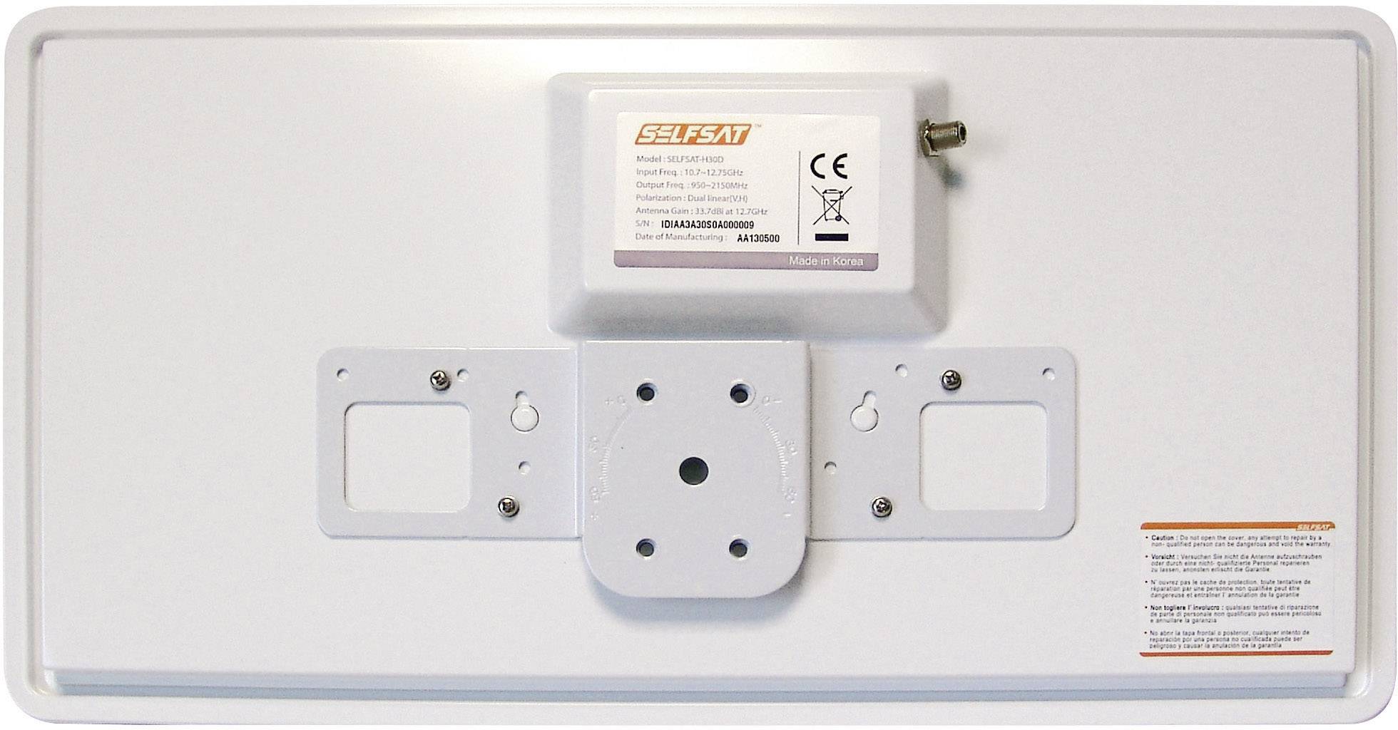 SelfSat H30 D4 SAT-Anlage ohne Receiver Teilnehmer-Anzahl: 4