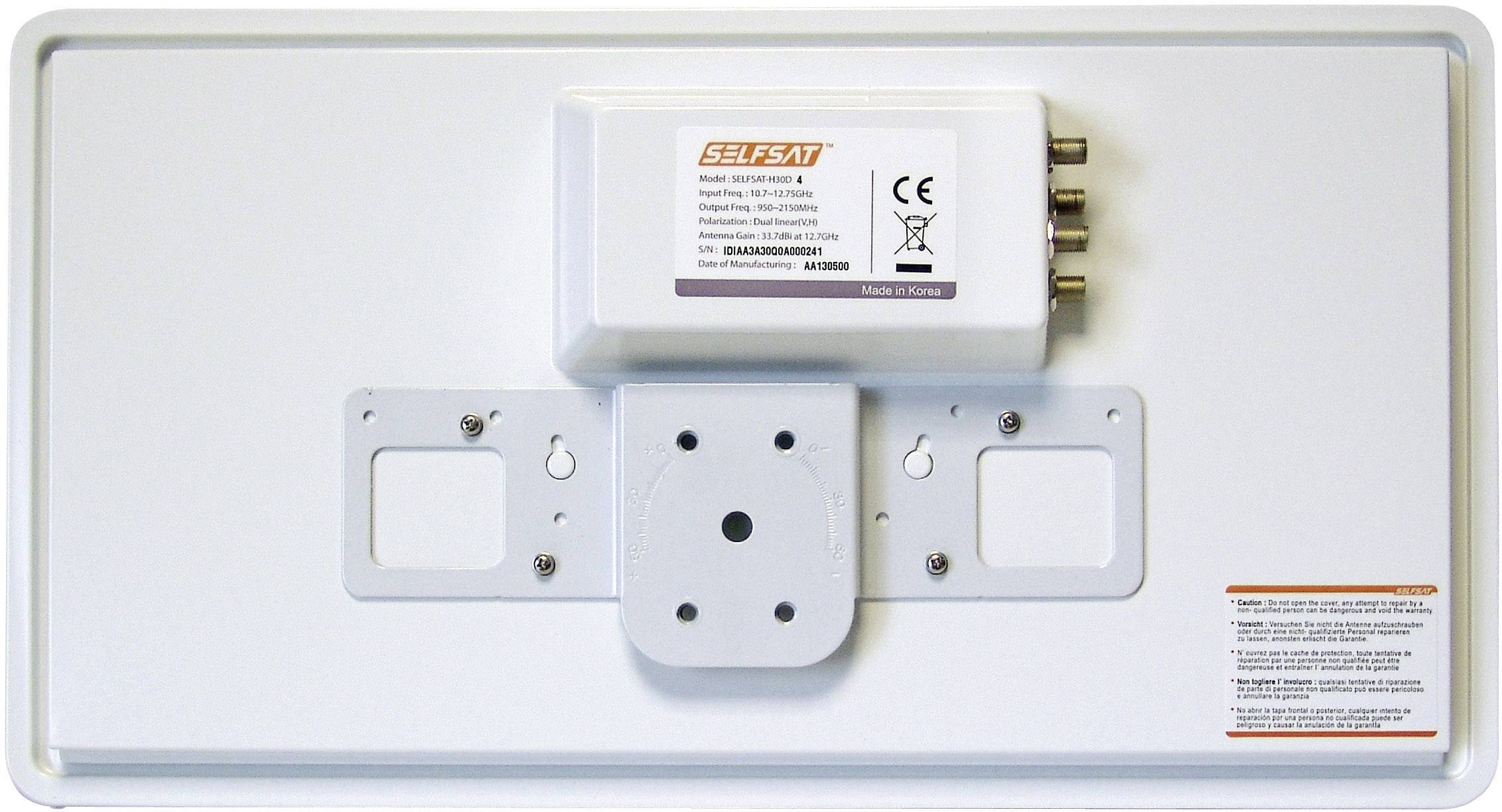 SelfSat H 30 D4 SAT-Anlage ohne Receiver Teilnehmer-Anzahl: 4