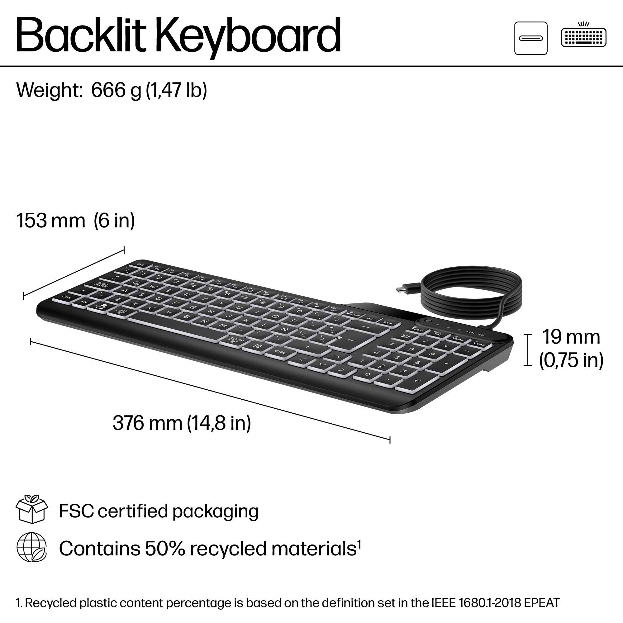 HP 405 - Tastatur - Multi-Device - 65% - compact