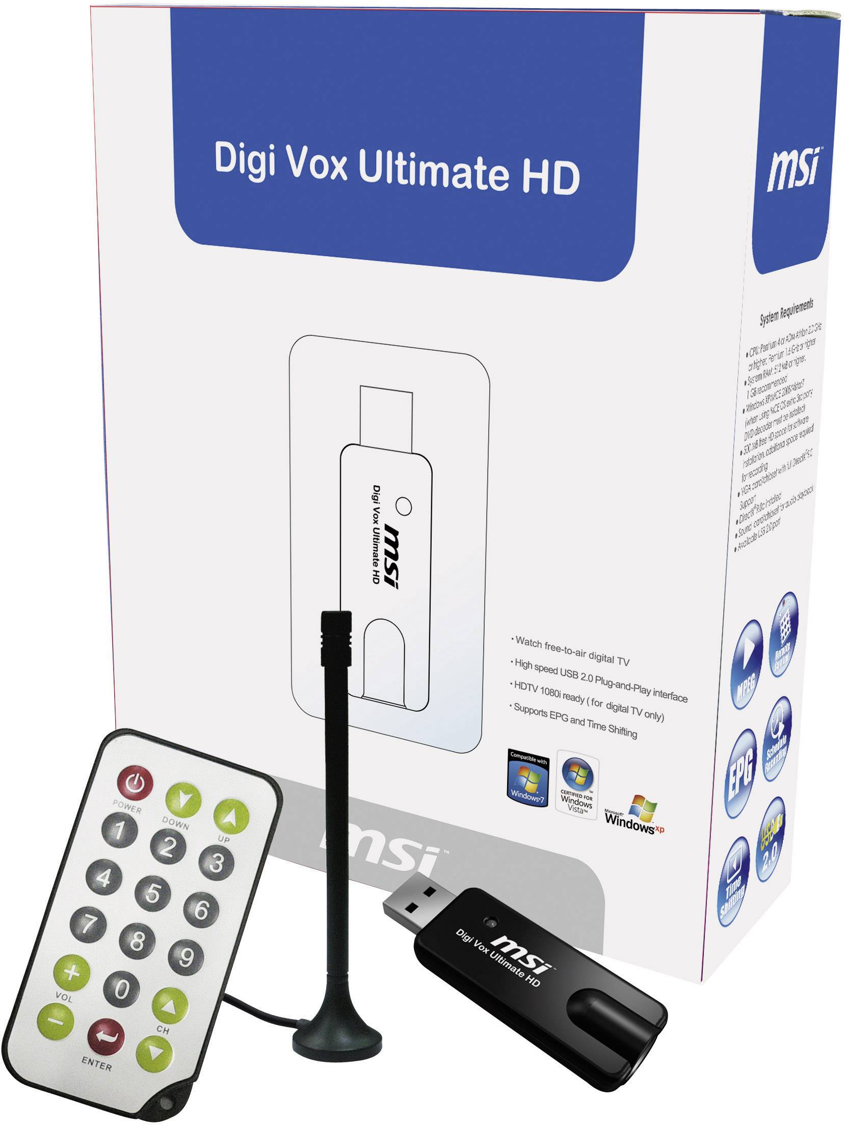 MSI DIGI VOX ULTIMATE HD - USB DVB-T STICK