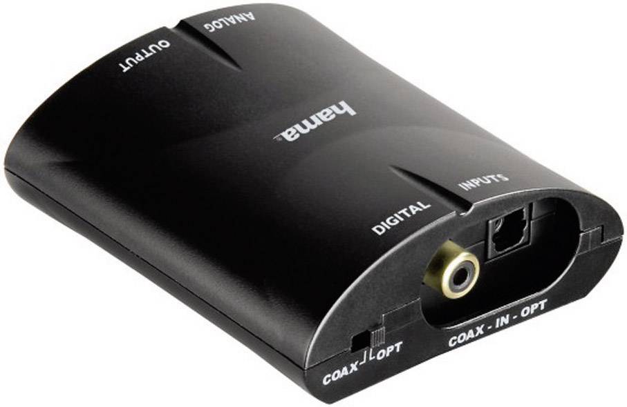 Hama Audio Konverter AC81 [Toslink, Cinch-Digital - Cinch]