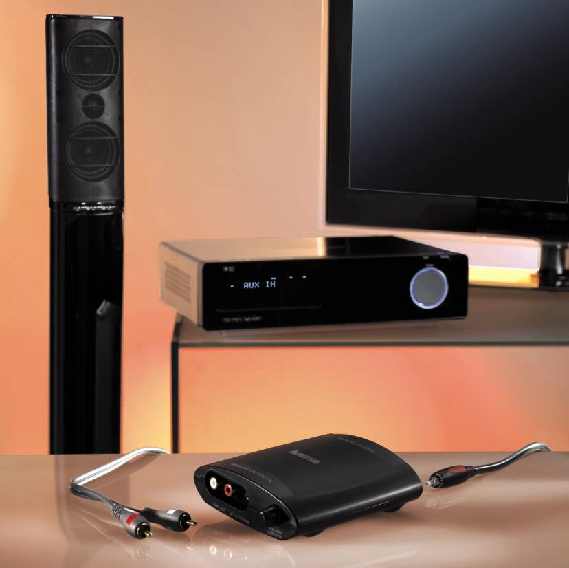 Hama Audio Konverter Digitaal naar analoog converter [Toslink, Cinch-Digital, USB - Cinch, Klinke]