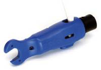 Cabelcon Self-Install™ F-Stecker SET Abisolierer, 10 Stecker 4,9 mm, Anleitung. Selbstfixierend