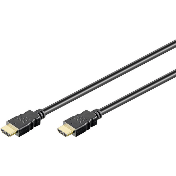Goobay HDMI Anschlusskabel 3.00 m Audio Return Channel, vergoldete Steckkontakte, Ultra HD (4k) HDM
