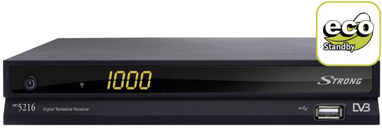 STRONG SRT 5216 DVB-T RECEIVER MIT TV-MODULATOR UND USB-RECORDING