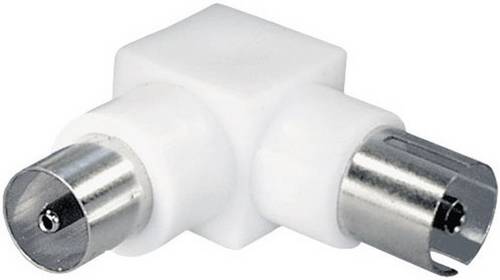 Renkforce RF-4201425 Koax-Winkelstecker Anschlüsse: Koax-Stecker IEC, Koax-Buchse IEC 1 St.