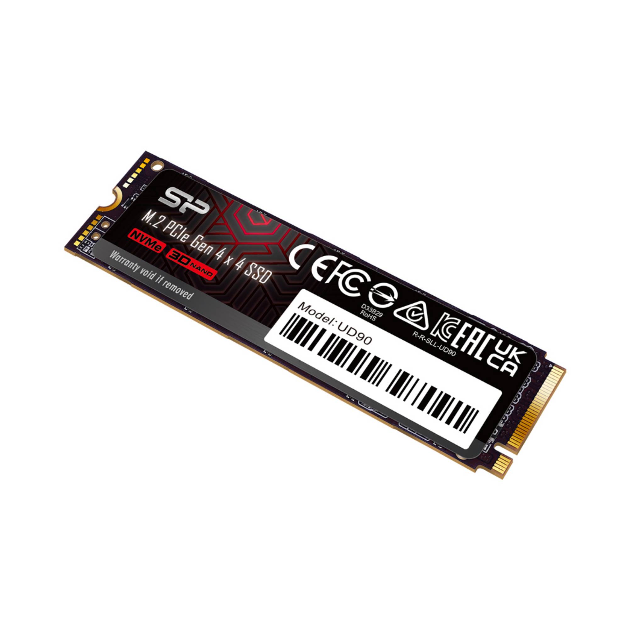 Silicon Power UD90 2000 GB M.2 5000 MB/s TB PCIe Gen 4x4 4800 NVMe 1.4 LDPC E2E