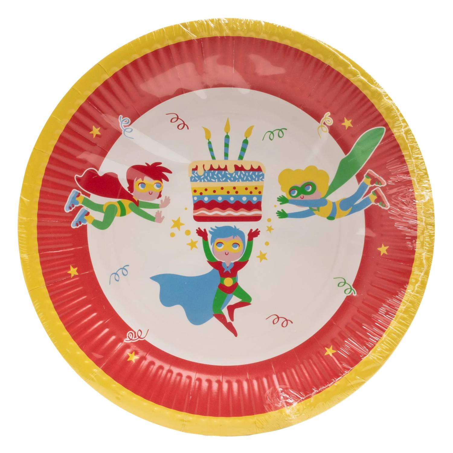 PROnappe 79160I, Teller, Rund, Karton, Mehrfarbig, Abbildung, 23 cm