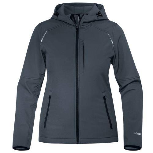 UVEX D-Softshelljacke 7039 anthrazit S 7036809