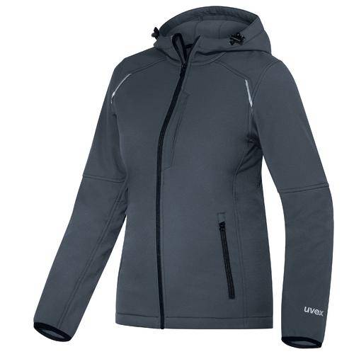 UVEX D-Softshelljacke 7039 anthrazit S 7036809