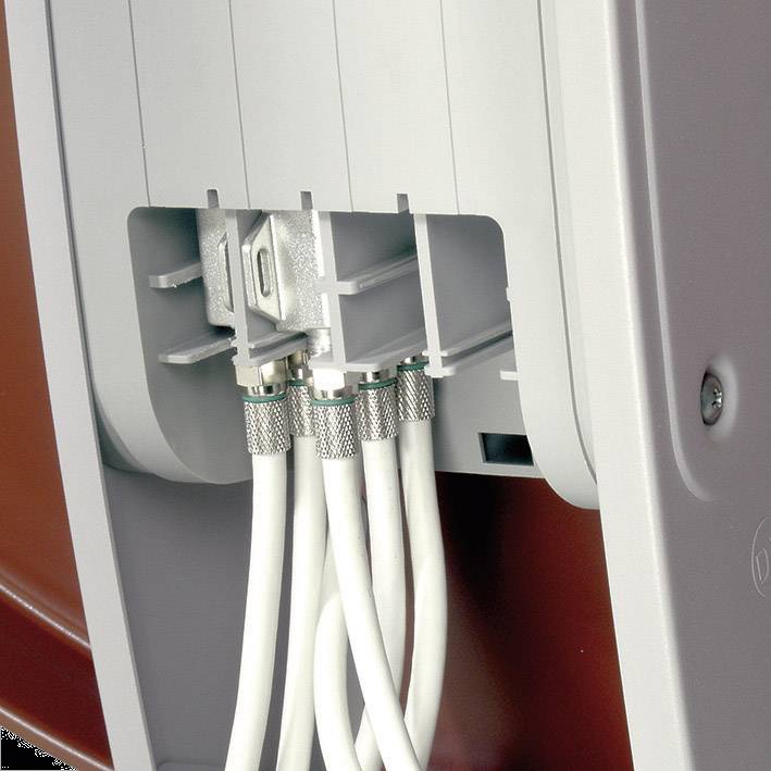 Fuba DAA 850W SAT Antenne 85cm Reflektormaterial: Aluminium Weiß