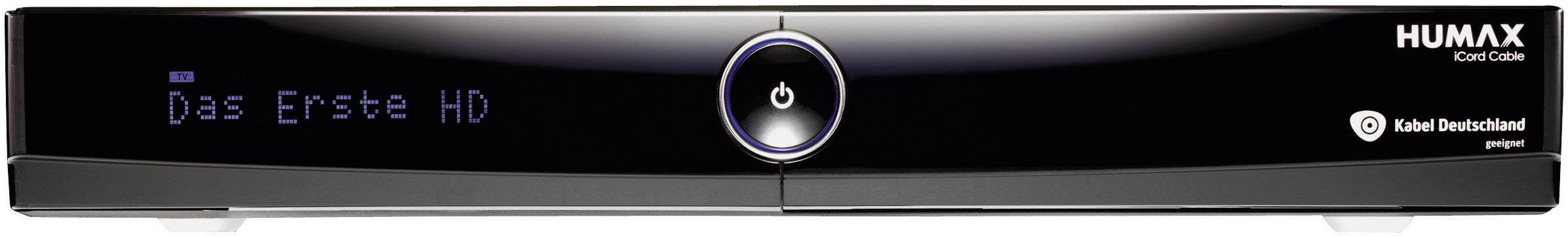 Humax iCord Cable HD-Kabel-Receiver Twin Tuner, Aufnahmefunktion, mit Festplatte, WLAN-fähig, Front-USB, Kartenleser, CI+ Schacht Anzahl Tuner: 2
