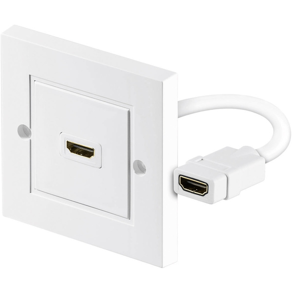 Goobay HDMI Adapter [1x HDMI-Buchse - 1x HDMI-Buchse] Weiß