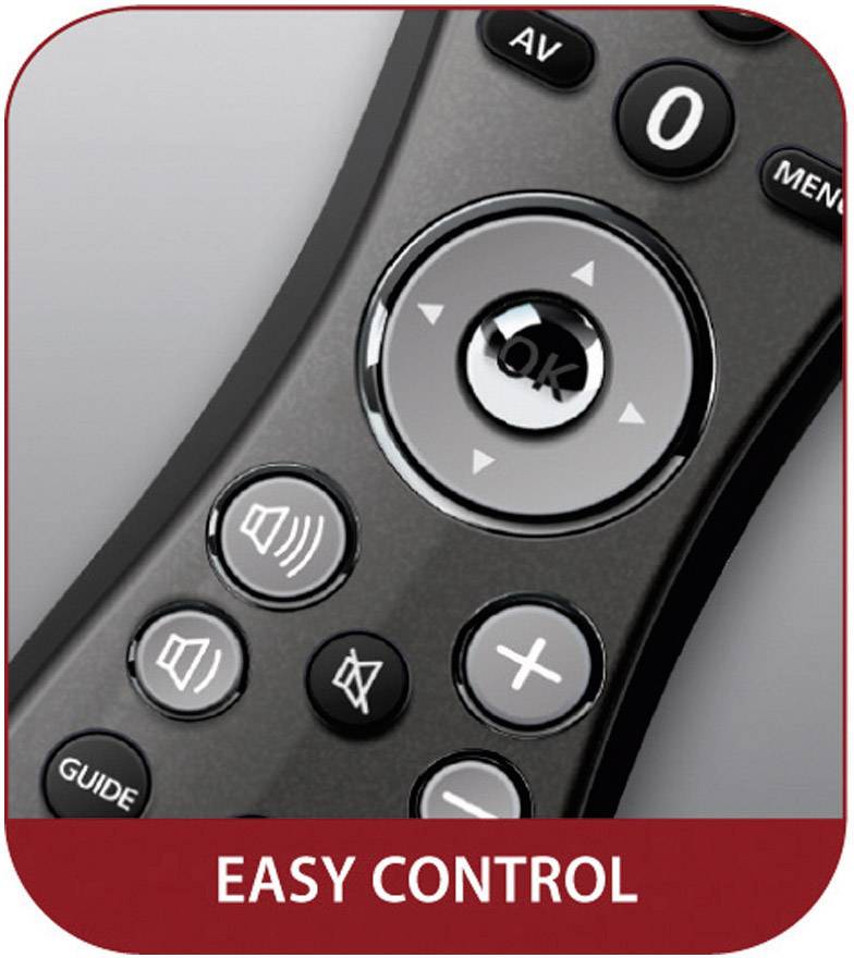 One For All URC 6410 universelle Fernbedienung Schwarz