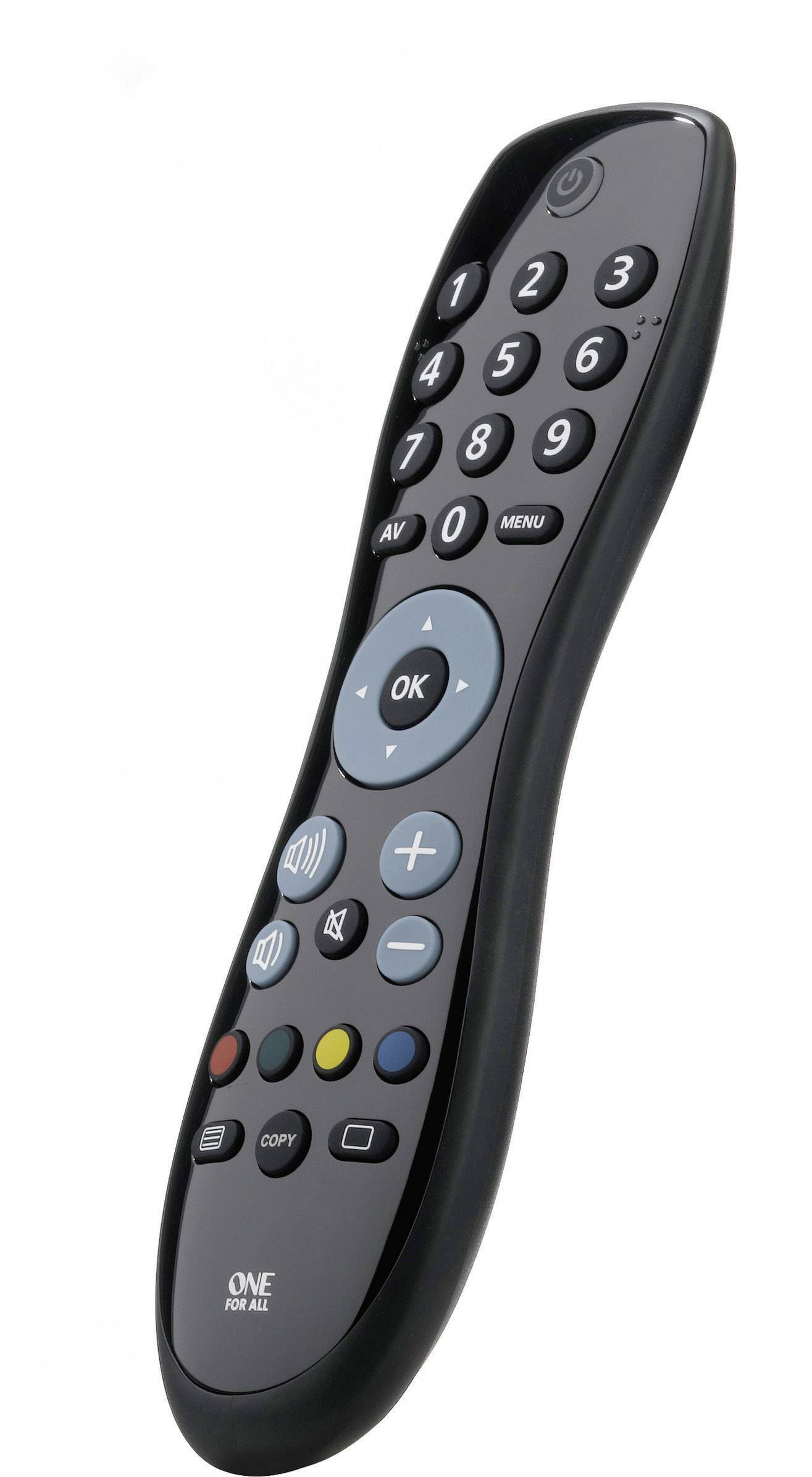 One For All URC 6410 universelle Fernbedienung Schwarz