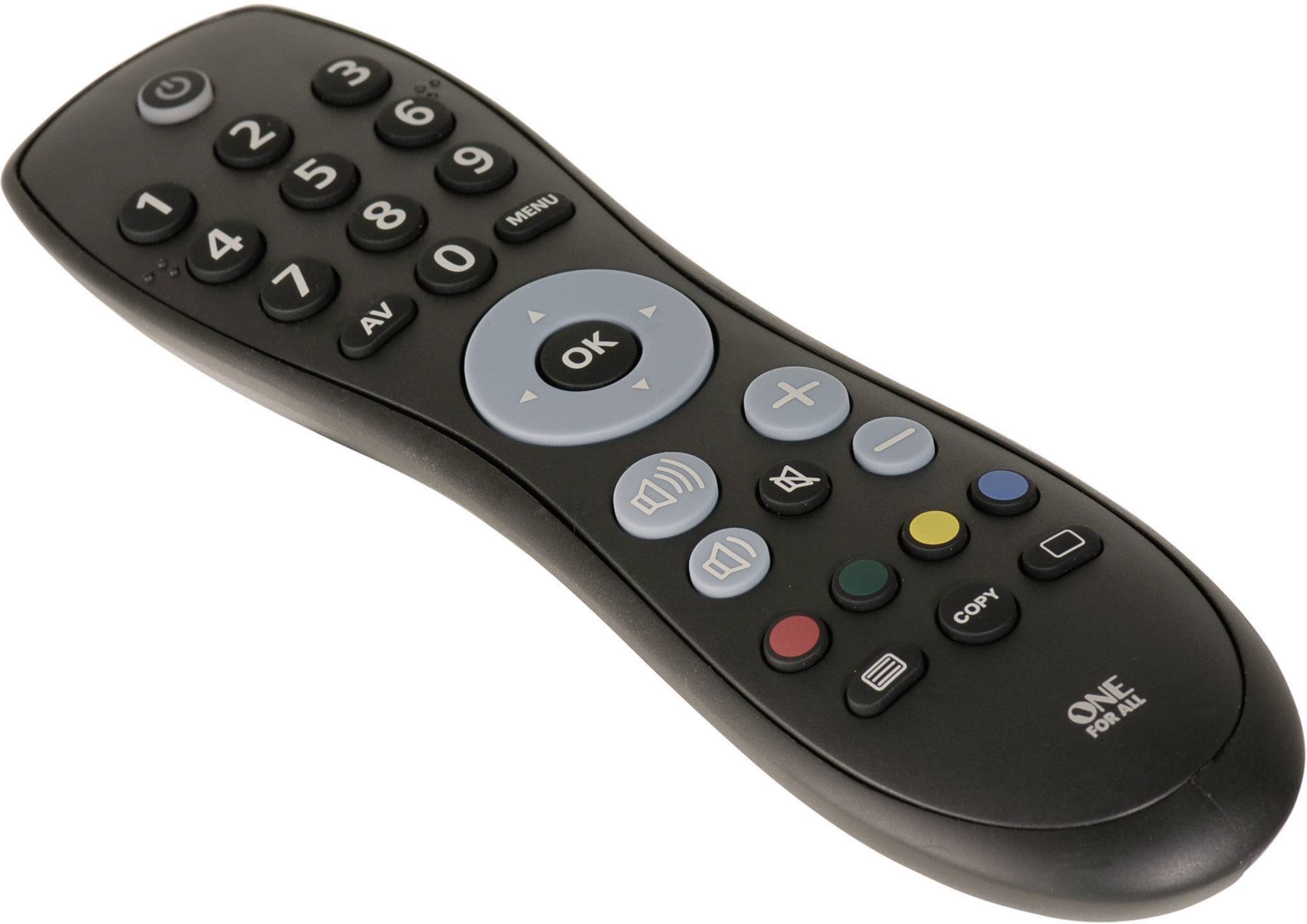 One For All URC 6410 universelle Fernbedienung Schwarz