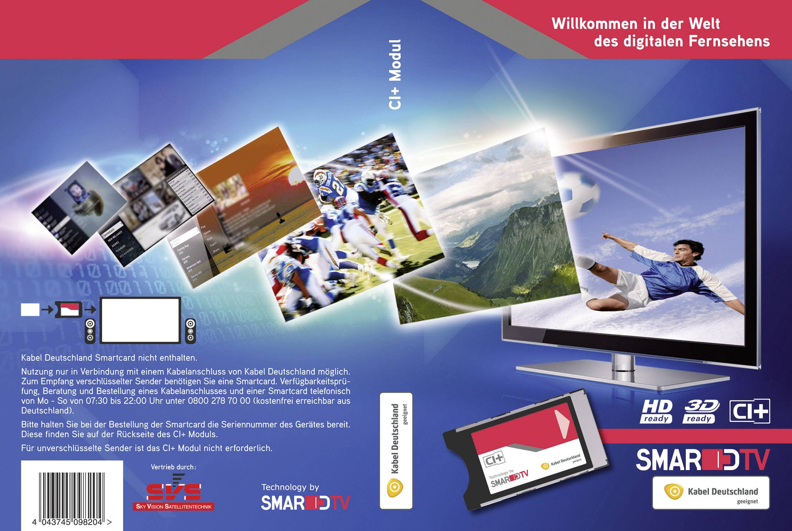 CI+ Modul Kabel für Vodafone Kabel Deutschland