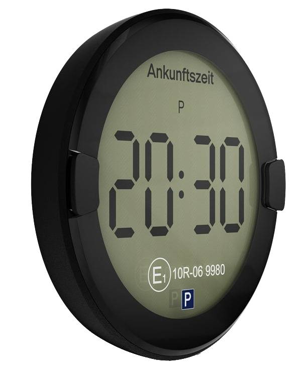 Park No. Parkscheibe schwarz