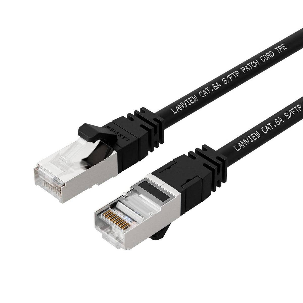 Lanview LV-SFTP6A05B Netzwerkkabel Schwarz 5 m S/FTP (S-STP) (LV-SFTP6A05B)