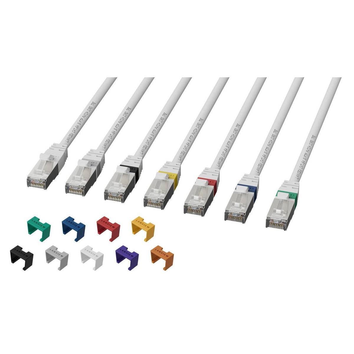 Lanview LV-SFTP6A05B Netzwerkkabel Schwarz 5 m S/FTP (S-STP) (LV-SFTP6A05B)
